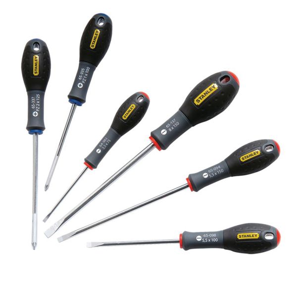 Jeu de 6 tournevis fatmax® électricien, mécanicien et PZ