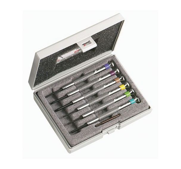 Jeu de 6 tournevis horloger VDE 1000 V Protwist® Philips®