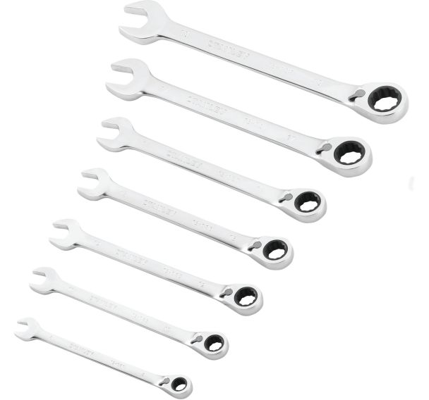 Jeu de 7 clés mixtes à cliquet réversible Fatmax - STANLEY