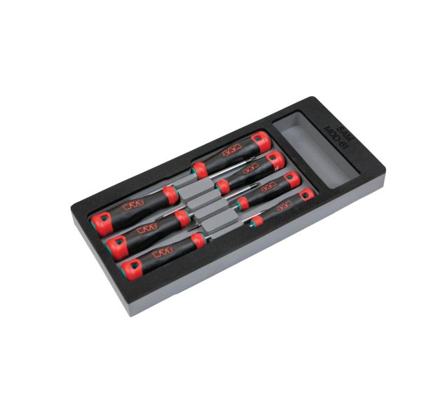 Jeu de 7 tournevis S1 Résistorx en module mousse