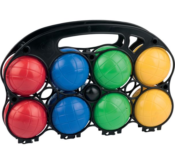 Jeu de 8 boules pétanque pleines plastique