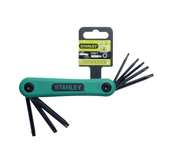 Jeu de 8 clés mâles Torx gamme pro - Stanley