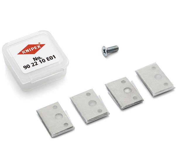 Jeu de 8 lames de rechange pour coupe-tubes Knipex BiX