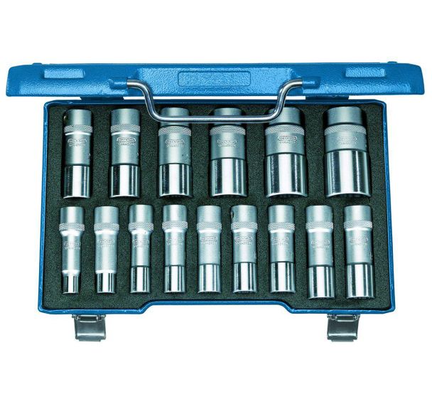 Jeu de clés à douille 1/2'' 15 pcs UD 10-32 mm