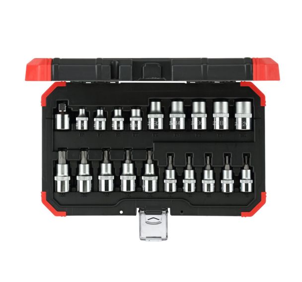Jeu de clés à douille 1/2'' TX 20  pièces