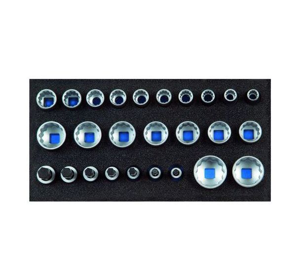 Jeu de clés à douille 1/2'', profil UD, dans le module Check-Tool