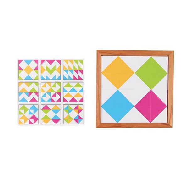 Jeu de combinaison triangle