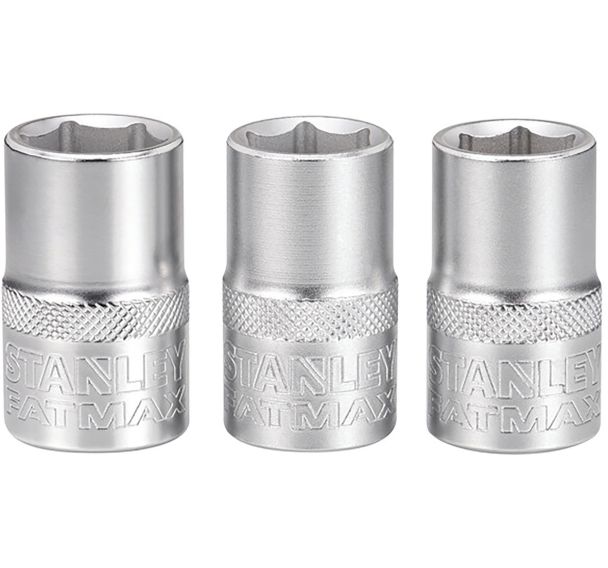Jeu de douilles 1/2" 6 pans - Stanley
