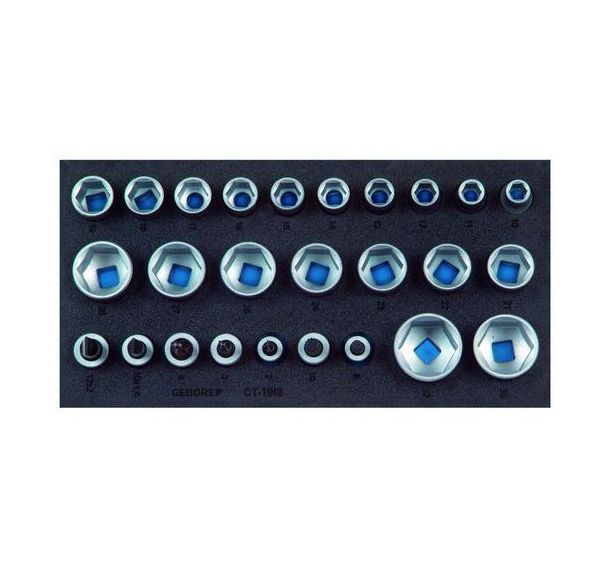 Jeu de douilles 1/2'' dans le module Check-Tool