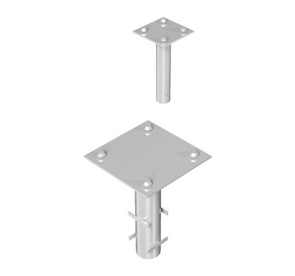 Jeu de douilles à sceller dans le sol