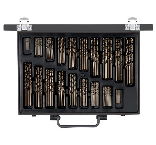 Jeu de forets hélicoïdaux D.1-10mm 0.5-Stg 170tlg