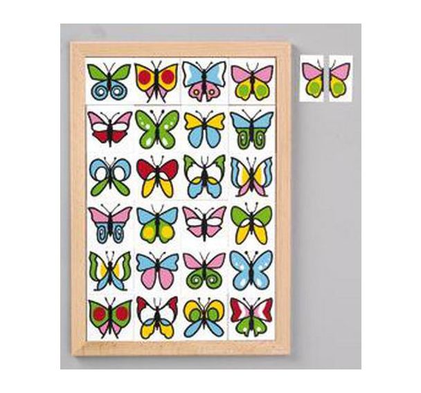Jeu de loto des papillons