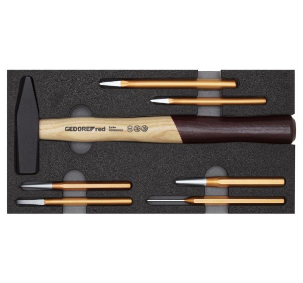 Jeu de marteaux et burins 2/6 module CT 7 pcs