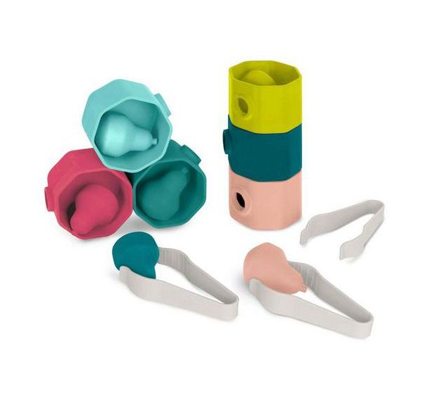 Jeu de motricité troncs + pinces