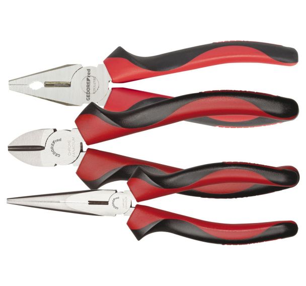 Jeu de pinces 2K-manche 3 pcs