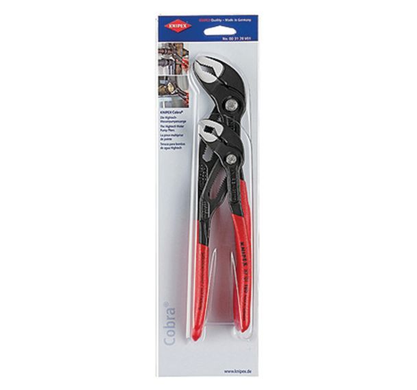Jeu de pinces avec Knipex Cobra 8701180 et 8701250_00 31 20 V01