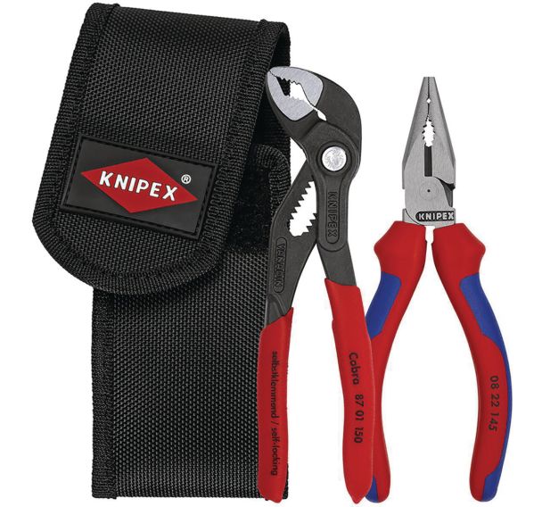 Jeu de pinces multiprise cobra et pince universelle - Knipex