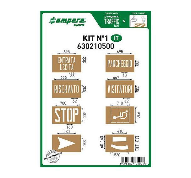 Jeu de pochoirs n° 1