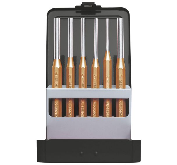 Jeu de poinçons 3-8mm + cassette 6 pcs
