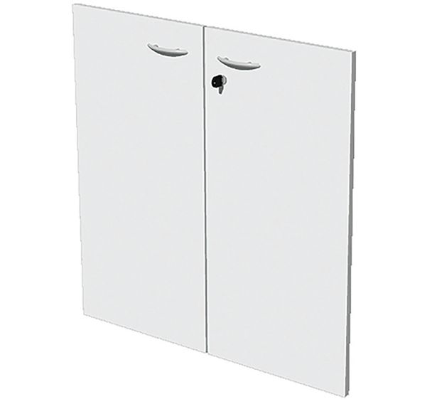 Jeu de portes Visual pour armoire basse avec serrure - Artarredi