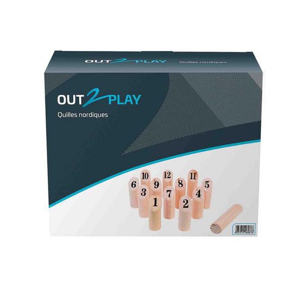 Jeu de quilles nordique en bois