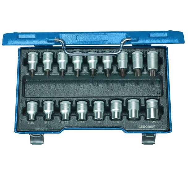 Jeu de tournevis 1/2'' 17 pcs TX