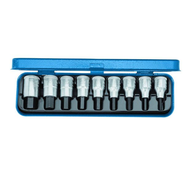Jeu de tournevis 1/2'' 9 pcs. 6-kt 5-17mm