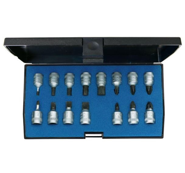 Jeu de tournevis 1/4'' 15 pcs IN-IS-PH-PZ