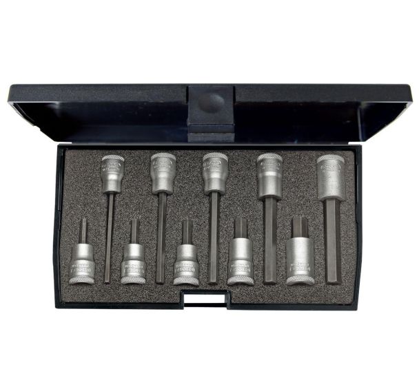 Jeu de tournevis 3/8'' 10 pcs ISK 4-10mm