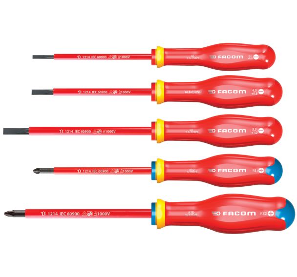 Jeu de tournevis Protwist® isolés ATD.JVE - 1000 V - Facom