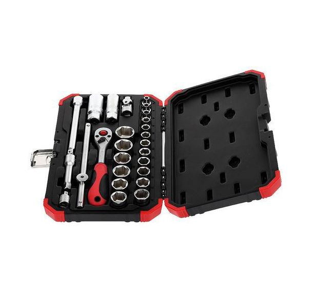 Jeu douilles 1/4'' 4-13mm 33 pièces