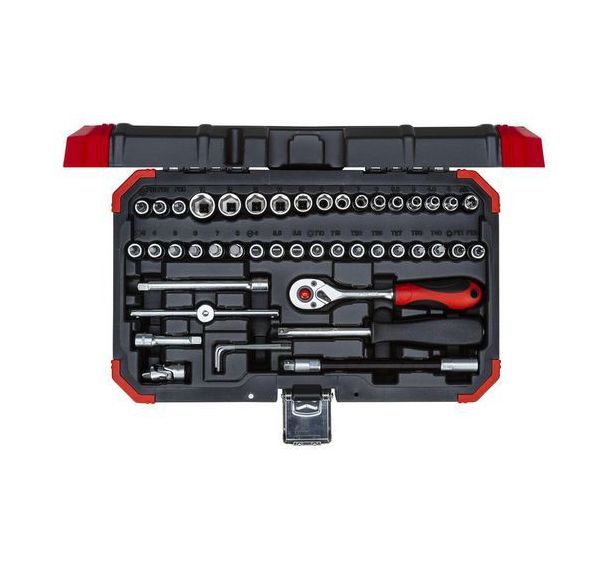 Jeu douilles 1/4" 4-14mm 46 pièces R49003046Red