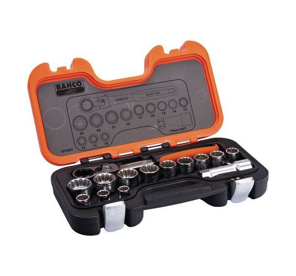 Jeu douilles à lame traversant cliquet