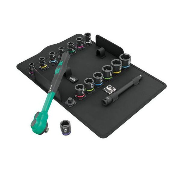 Jeu douilles et cliquet Zyklop Comfort 3/8'' métrique 8100