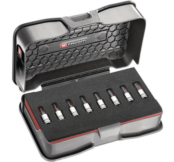 Jeu embouts ogv grip 6 pans 1/4 - Facom