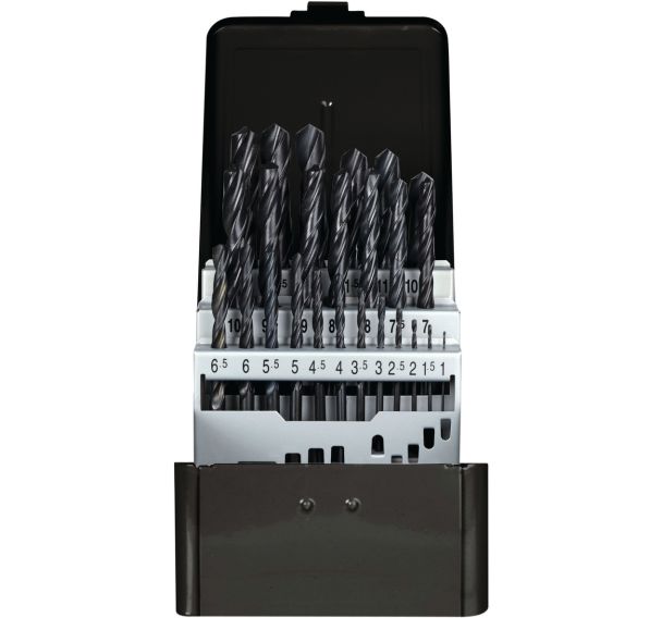 Jeu forets hélicoïdaux Ø1-13mm 25 pièces R9350Red