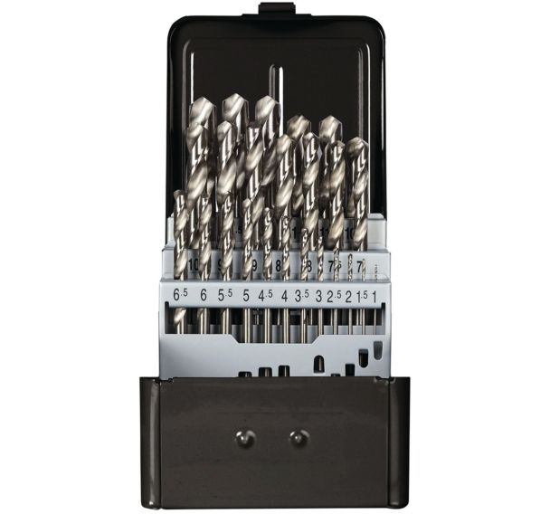 Jeu forets hélicoïdaux Ø1-13mm 25 pièces R93510025Red