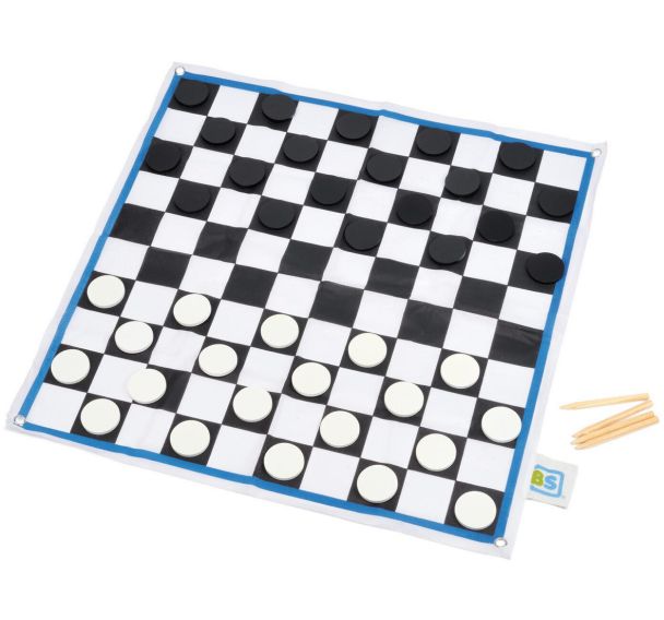 Jeu géant : jeu de dames
