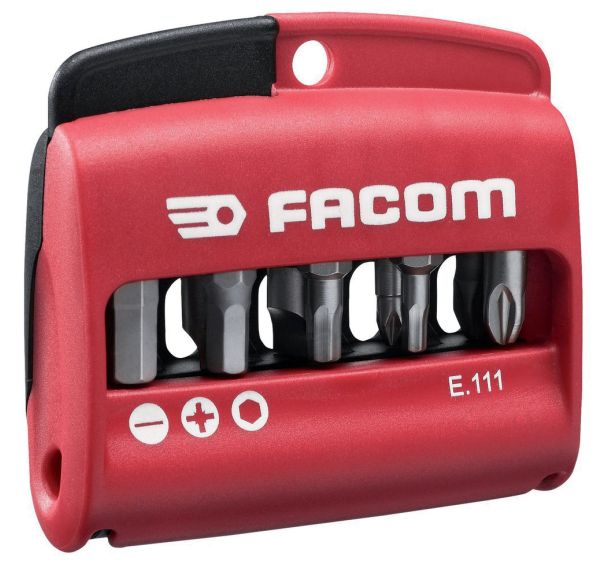 Jeu mixte de 10 embouts 1/4'' + porte-embouts