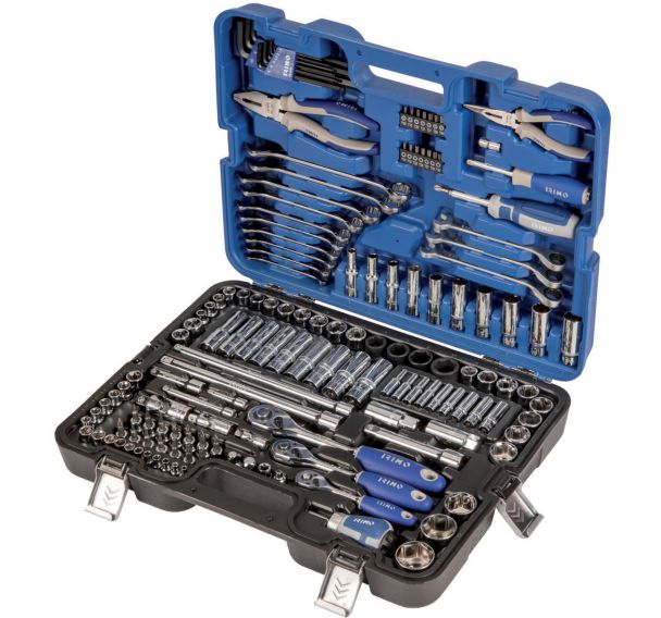 Jeu outils 1/4"-3/8"-1/2" 164 pièces