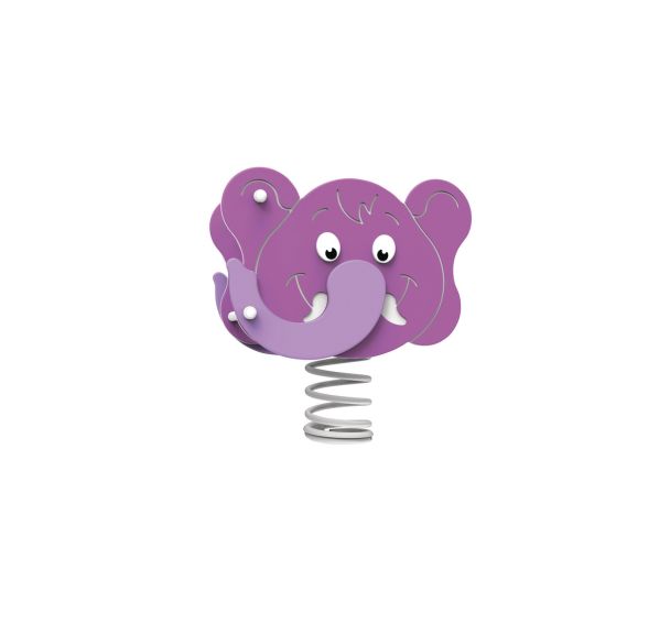 Jeu sur ressort l'éléphant
