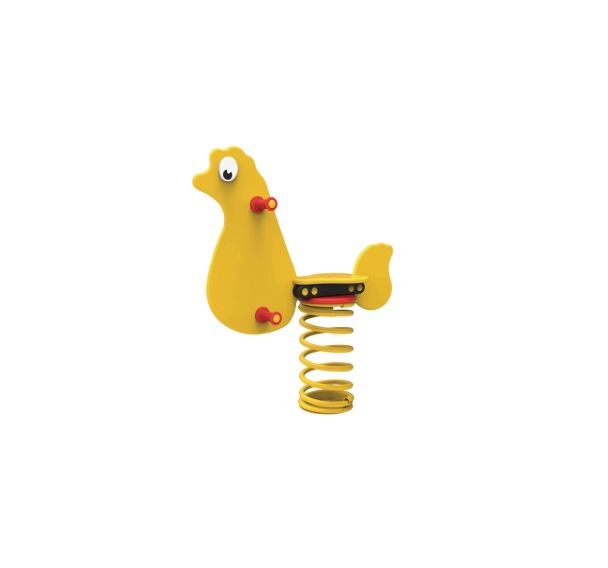 Jeu sur ressort Piopio la poule