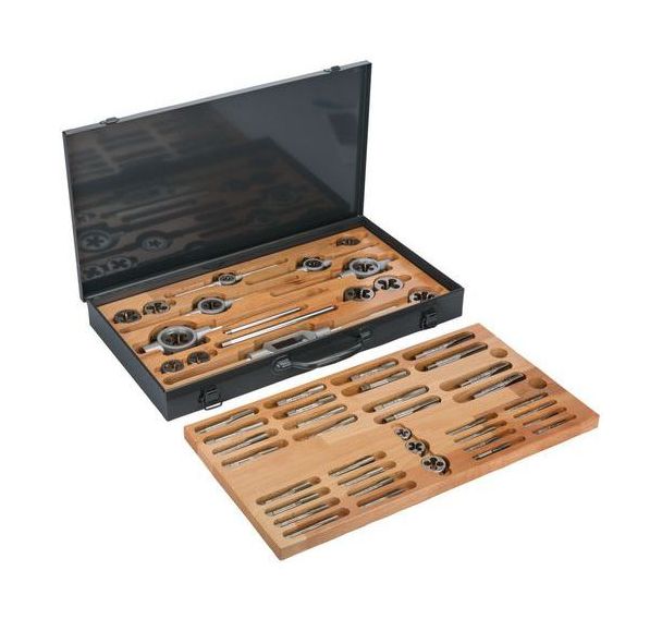 Jeu tarauds et filières 1/4-3/4" 54  pièces