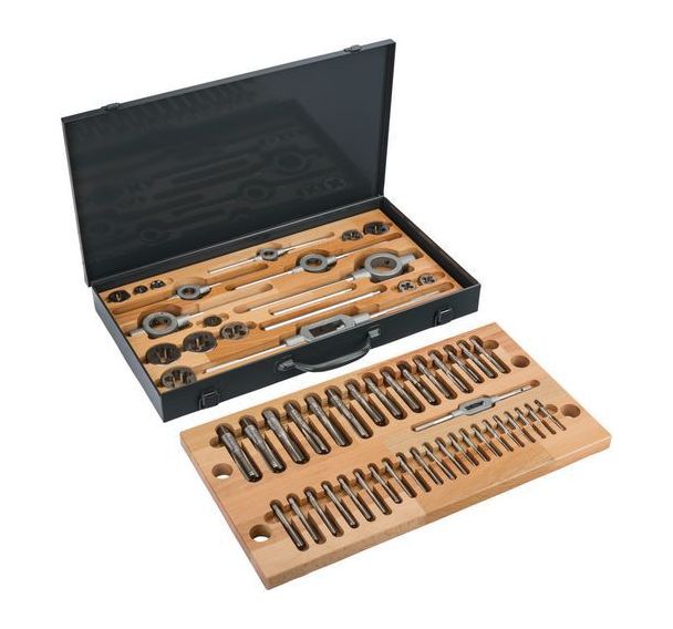 Jeu tarauds et filières M5-M20 55  pièces