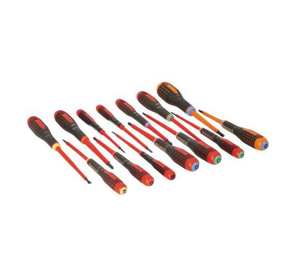 Jeu tournevis fente/PH/PZ/TORX/Combi PZ ERGO 14  pièces