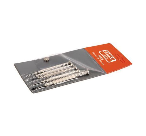 Jeu tournevis vis fente poignée précision 0,6-2,5mm 5 pièces