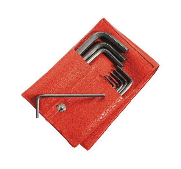 Jeux de clés mâles 6 pans en trousse