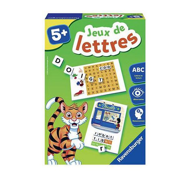 Jeux pour apprendre jeux de lettres