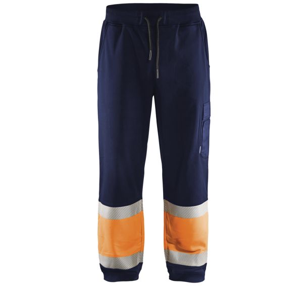 Jogging haute visibilité marine/orange fluorescent