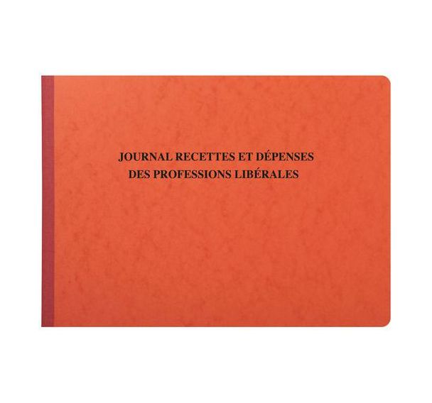 Journal des recettes et dépenses des professions libérales 27 x 38 cm - 80 pages